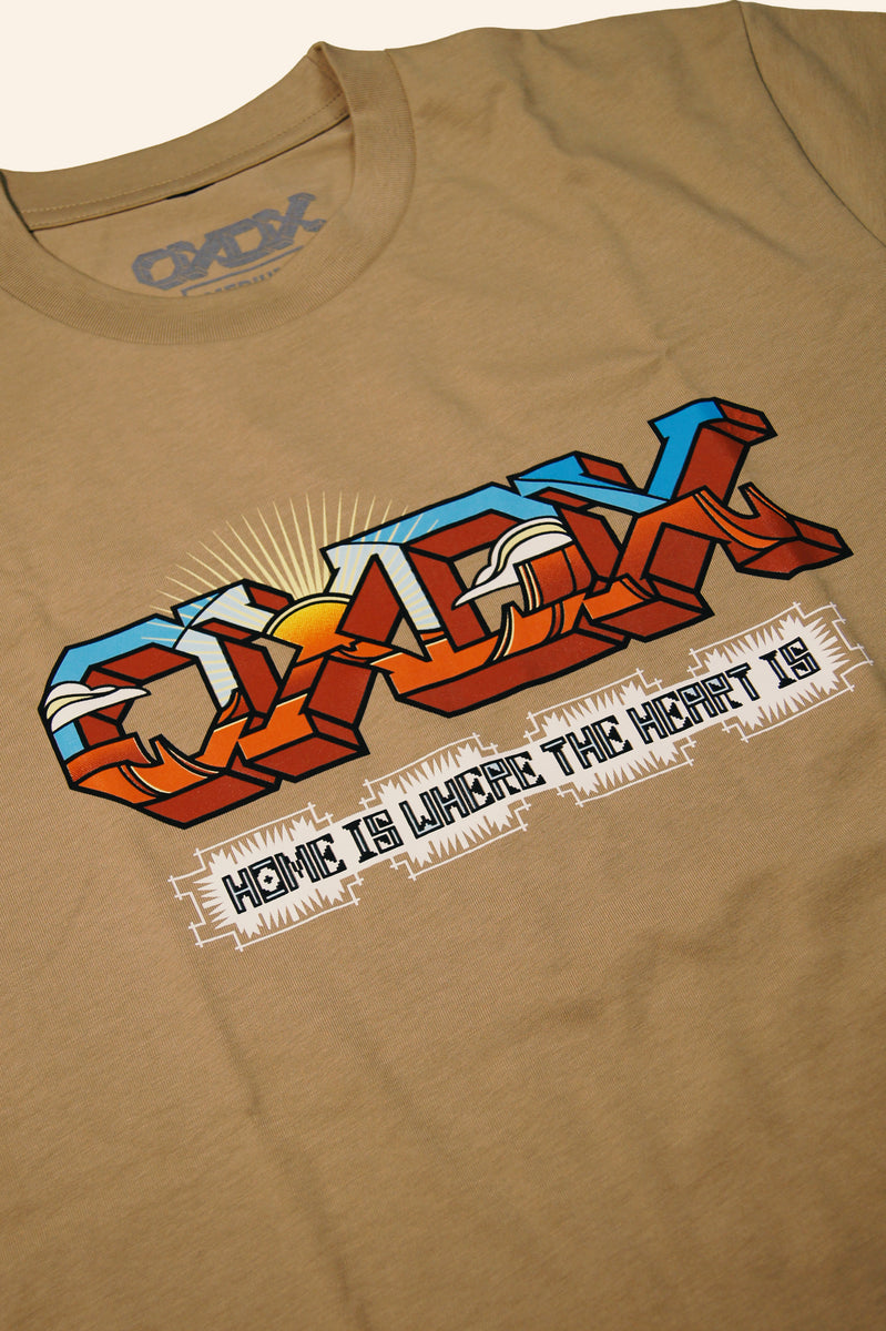 Home Sunrise Men’s Tee (Khaki) – OXDX Clothing